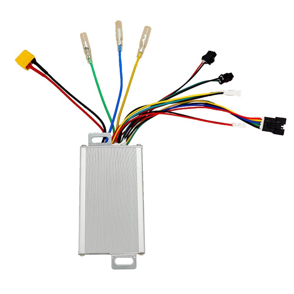 Elektroroller-Display-Controller-Set, 36 V, 350 W, 17 A, für E9T, Messgerät und Controller aus Aluminiumlegierung mit weißer Oberfläche, kompatibler Ersatz für beschädigte Einheiten