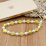 Smiley-Face-Beaded-Phone-Lanyard