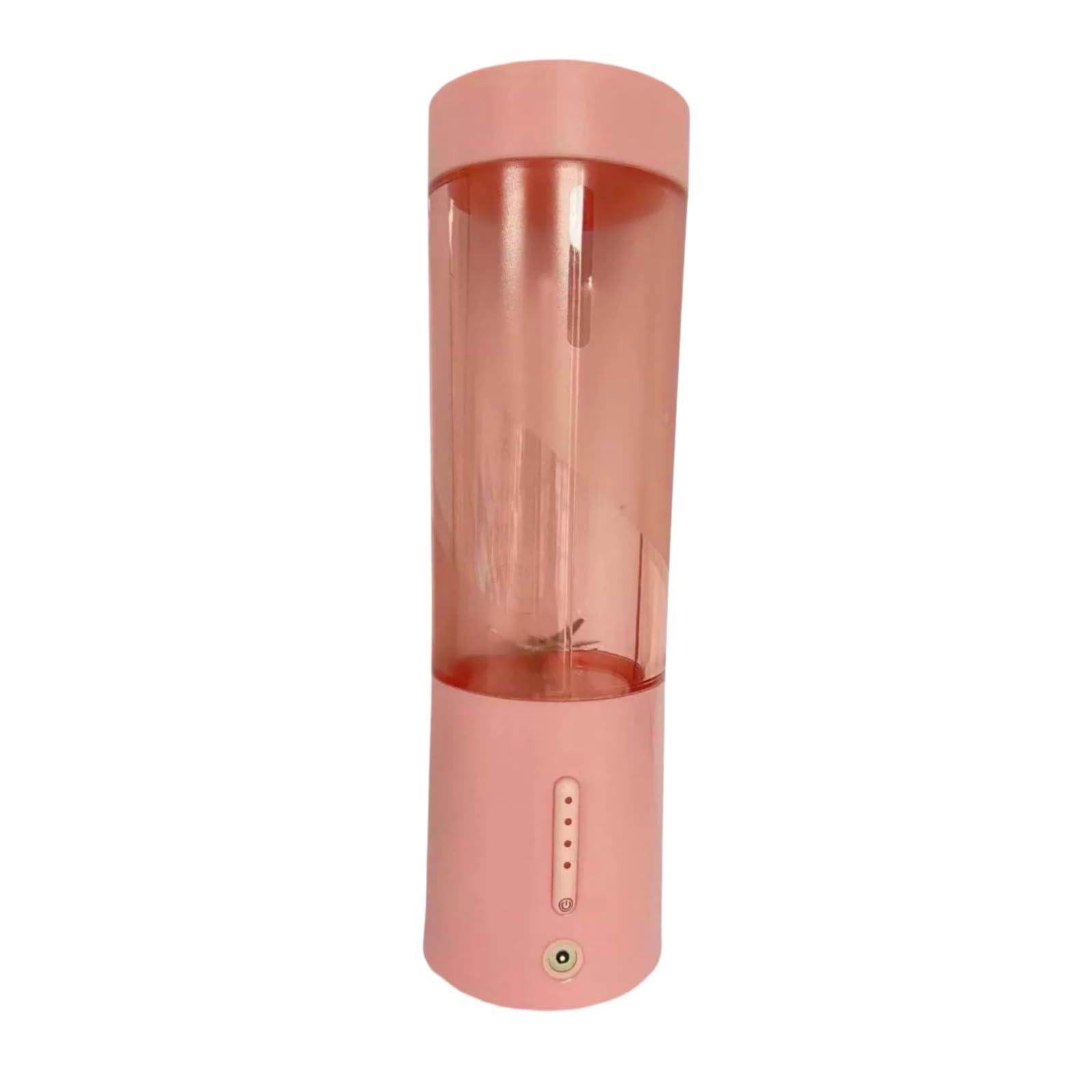 Elektryczna sokowirówka do ładowania, przenośny blender z 6 ostrzami i szczotką do czyszczenia, blender do koktajli i smoothie, mini blender do podróży, kuchni, siłowni, biura (różowy)