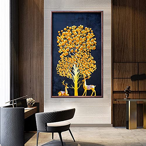 Diamond painting Arbre de fortune pour grand salon familial