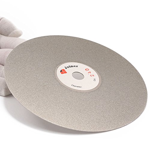 Image of 6 inch inch 150 mm Grit 240 Diamond Grinding Disc Abrasive Wheel Coated Flat Lap Disk Jewelry Tools for Gemstone Glass Rock Ceramics