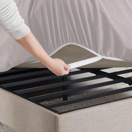 Image of Hearth & Harbor Extra Deep Pocket Full Fitted Sheet - Fits 18 to 24 Inch Mattress - Ultra Soft 1800 Microfiber, Wrinkle-Free & Breathable - Hotel Luxury Fitted Sheet Only, Linen