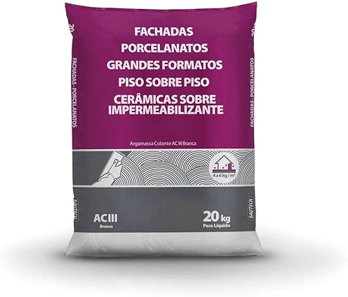 Argamassa Bautech Ac-III Branco 20kg 20 kg
