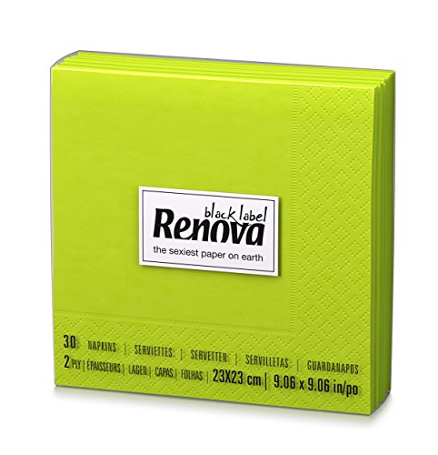 Renova Papierservietten Cocktail grün - 30 Servietten
