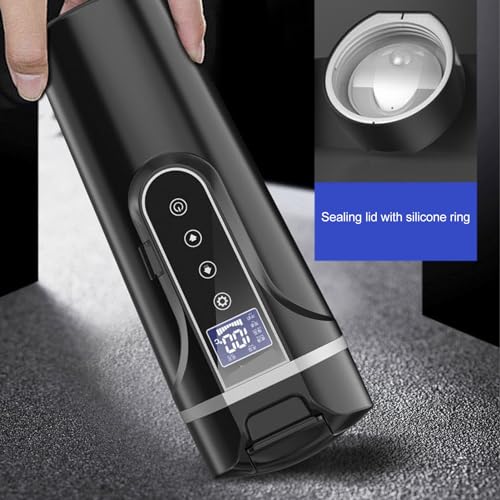 Tetera Eléctrica de Viaje 500ml Negra con Pantalla de Temperatura miniatura 6