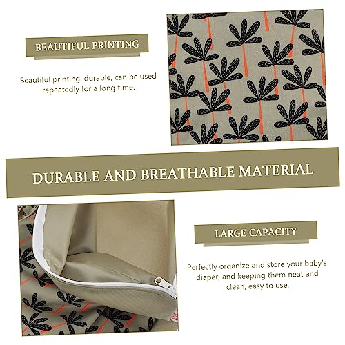 Bolsa impermeable organizador para pañales Toddmomy miniatura 4