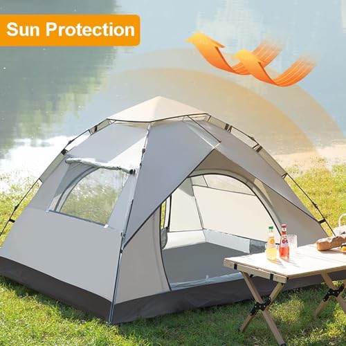 Carpa Instantánea Pop Up Camping 83x79x53 Pulgadas miniatura 2