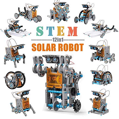 CIRO solar robot kit 12 in 1 educational STEM learning science building toys