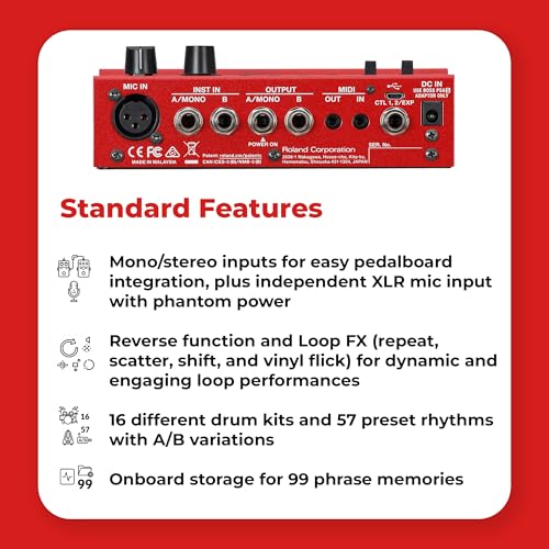 Image of Boss RC-500 Loop Station Bundle with Gearlux Power Supply, Instrument Cable, Patch Cable, and Picks | Bundle with Gearlux Power Supply, Instrument Cable, Patch Cable, and Picks