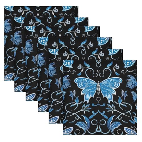 Servilletas de Tela Multicolor Set x6 20x20 in miniatura 2