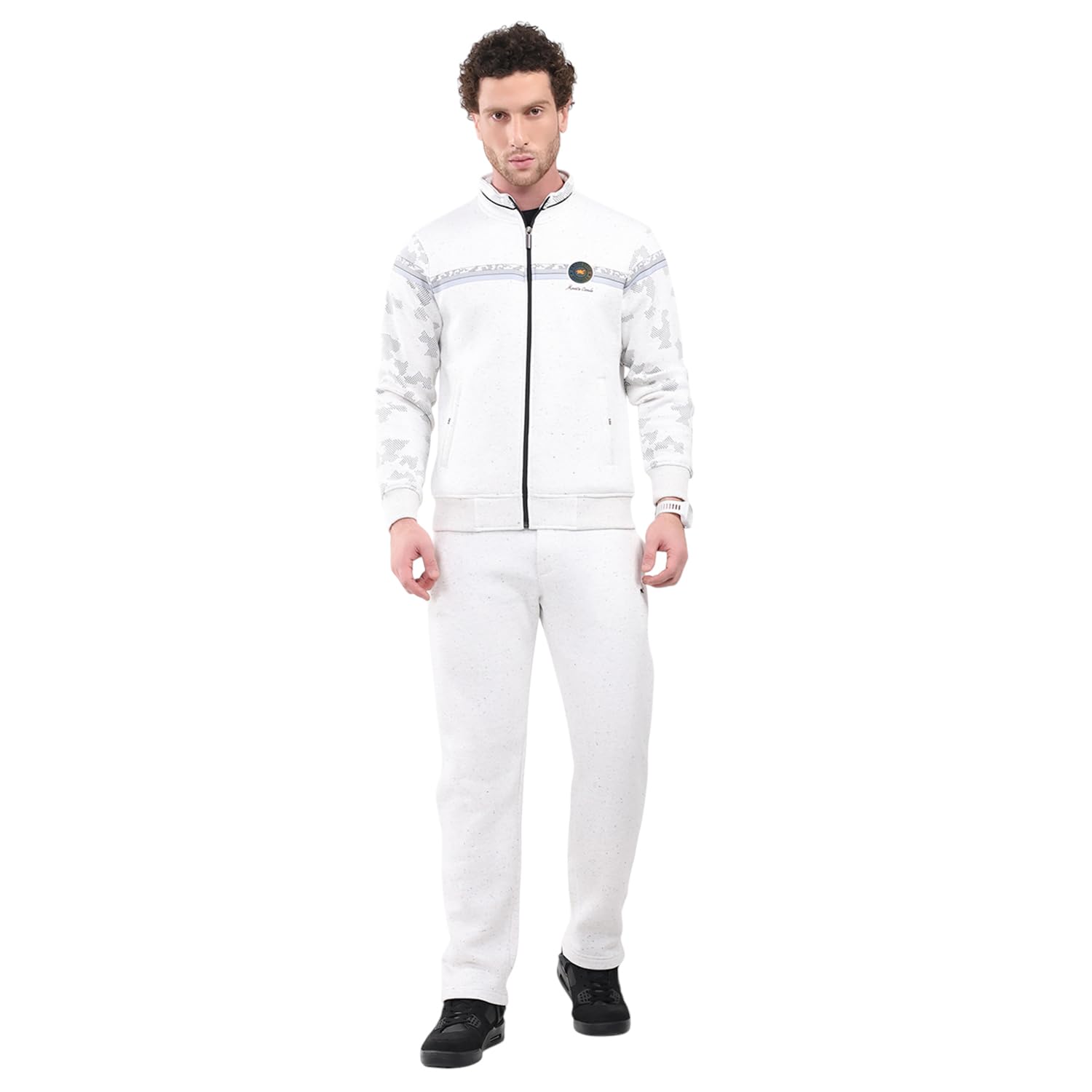 monte carlo Men’s Regular Fit Collared Neck Full Sleeve Solid Winter Tracksuit | Soft Warm Material | Stylish Sports & Casual Winter Wear for Men (Pack Of 1)-picture-30
