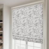 No Drill Roman Shades for Windows No Tools Roman Shades, UV Protection, Thermal Insulation Roman Blinds, Custom Size Blinds for Windows, Doors, French Doors,Color 10