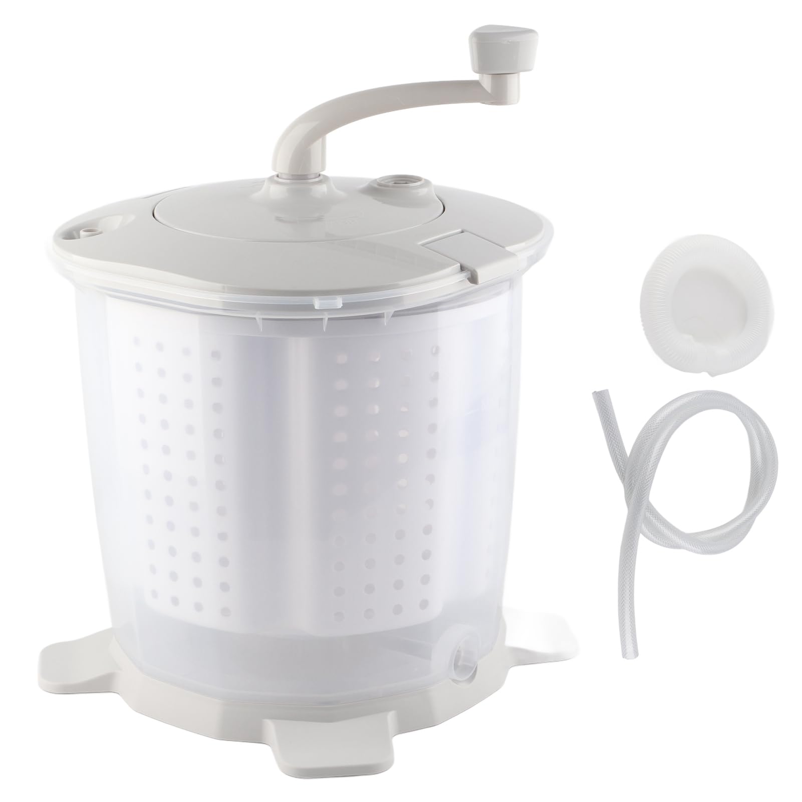 Ręczna Pralka, Mini Pralka Bielizna Podkładka Przenośna Podkładka do Bielizny, Ubrania dla Niemowląt, Skarpetki lub Inne Małe Przedmioty, Szary 15,7x13,0 Cala