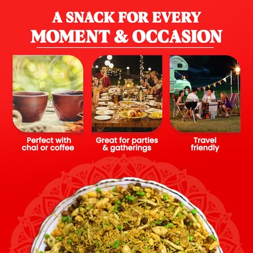 Image of PANCHI KA PETHA AUR DALMUT Hing Flavor Dalmoth Namkeen (400g), Agra's Original Crunchy & Spicy, Authentic Indian Snack with Asafoetida Flavor Fresh & Tasty & Perfect For Tea Time Snack & Travel