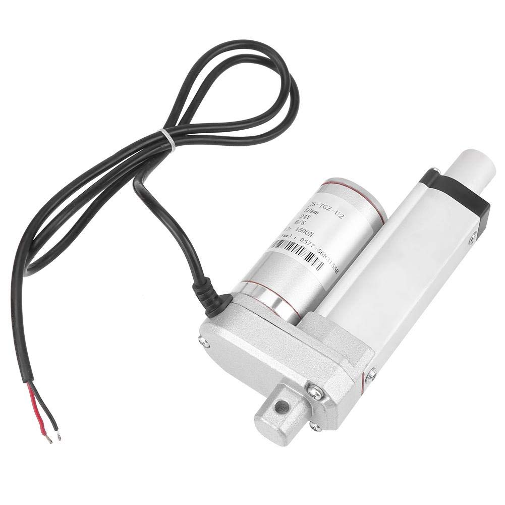 Siłownik liniowy DC 12V Silnik elektryczny podnośnika 140KG do automatycznych siłowników liniowych do samochodów, przemysłowego elektrycznego systemu podnoszenia, łóżek elektrycznych i przemysłu maszynowego (50 mm)