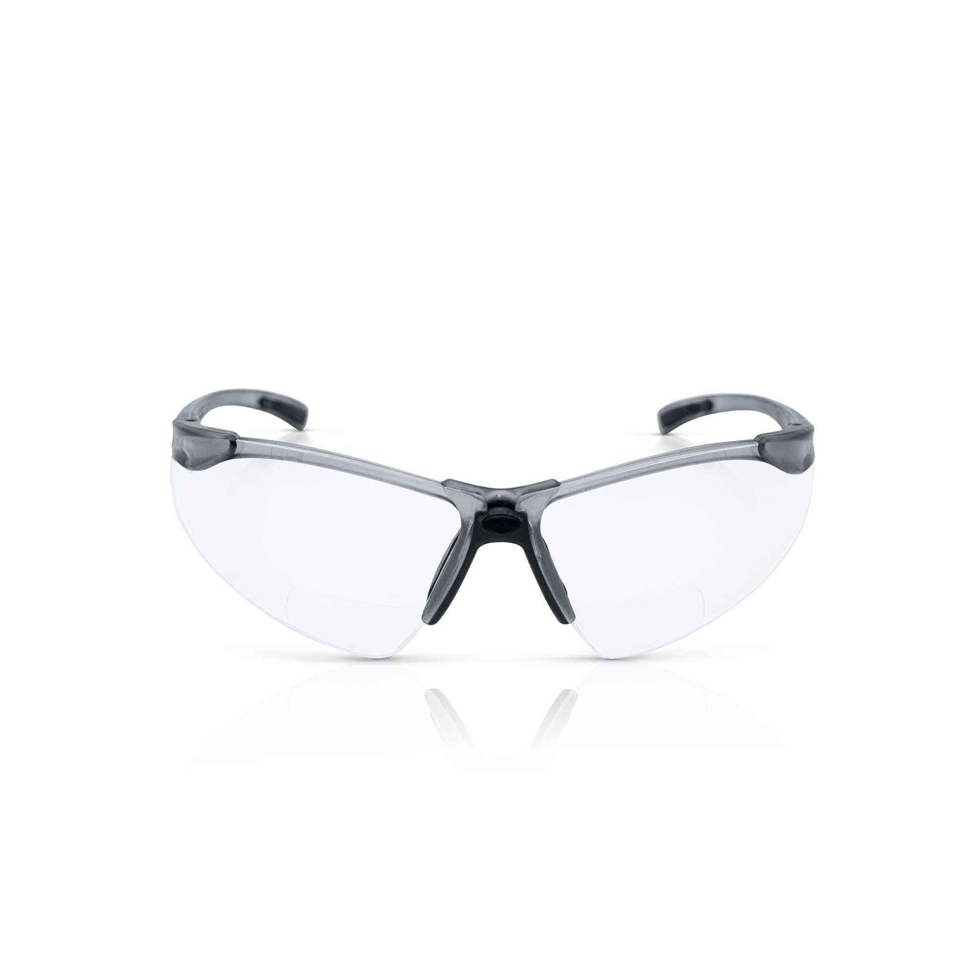 Sellstrom XM340RX Bifokale Schutzbrille Lesegerät – Augenschutzbrille für Damen und Herren – klare Gläser, ANSI Z87.1