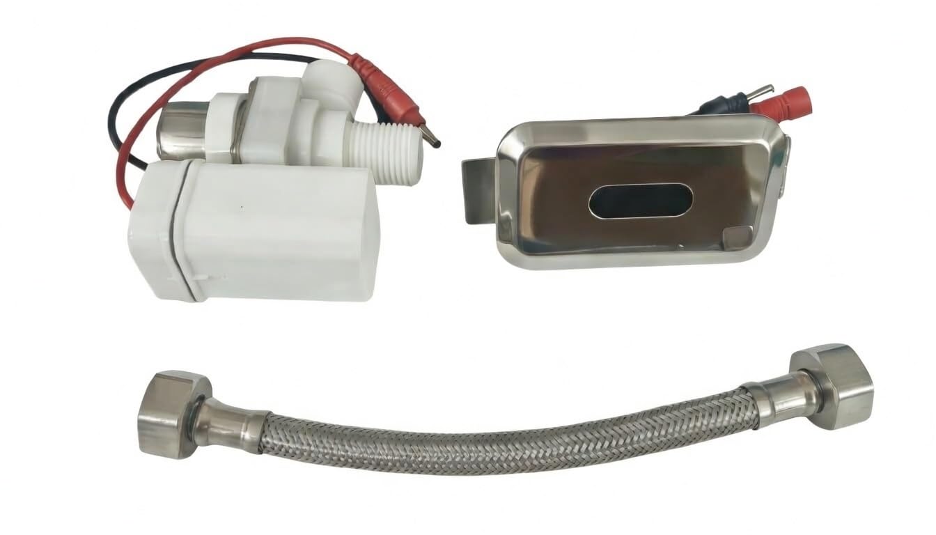 Electronic Urinal Sensor Kit | Auto Flusher Eye Infrared Sensor Circuit with Solenoid Valve, Water Regulator Control and Battery Box | Automatic Touchless Flusher for Standing Urinals-image-7