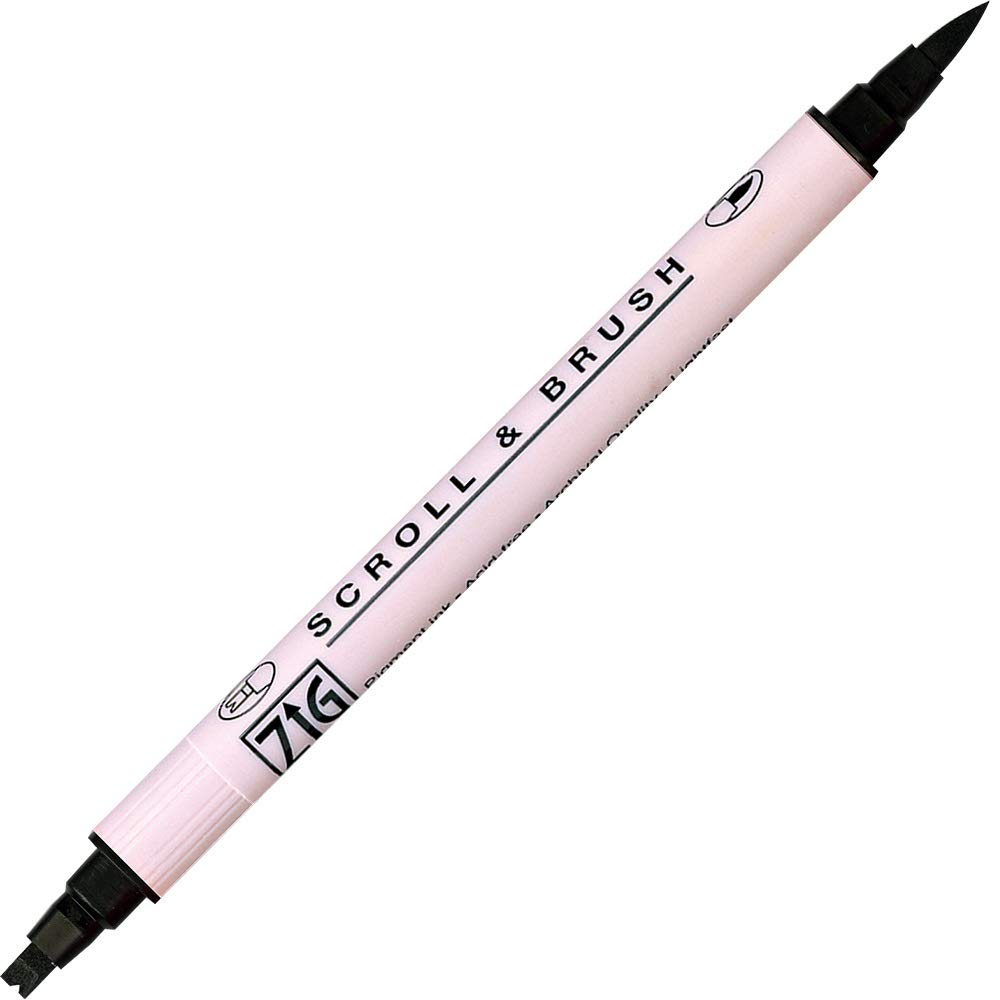 Kuretake Zig MS8400125 Memory System - Penna per calligrafia, 2,0 mm e 3,5 mm
