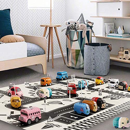 Heaven2017 Car City Road Play Mat Rug Carpet Traffic Signs Blocks Kids Toy 83X59Cm Play Mat #TOP1