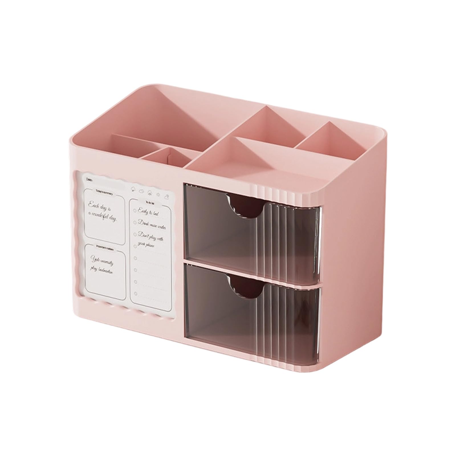 JSGHGDF Stylish Desk Storage with Multiple Compartments for Keeping Supplies in Order Ideal for Work or Study Study Table Planner
