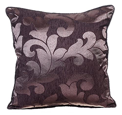 Fabric Mart Direct Euro Shams, Purple Euro Sham Covers 26x26 inch (65x65 cm), Silk European Shams, Abstract, Modern European Sham Pillow Covers Easter - Royal Purple Passion