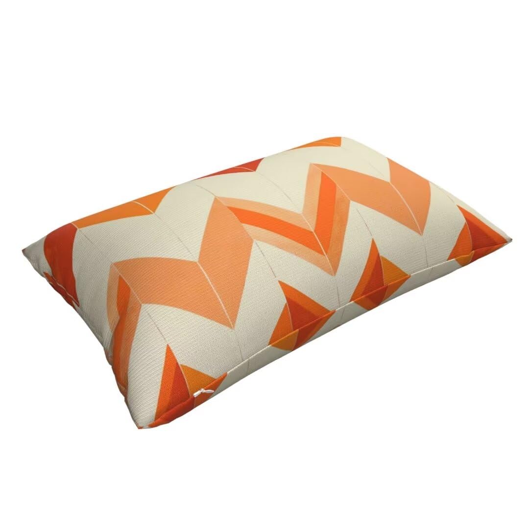 Kissenbezug 70x90, Orange Kissen 2er Set Weich Kissenbezüge, Sofakissen Kissenhülle Mit Verstecktem Reißverschluss Zierkissenbezüge, Nordischer Stil Kissenbezug für Couch Aesthetic Kissen Deko Pr-465