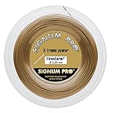 Signum Pro Tennis String - Firestorm - 1.30mm Gold Metallic - 200m (660ft) Reel
