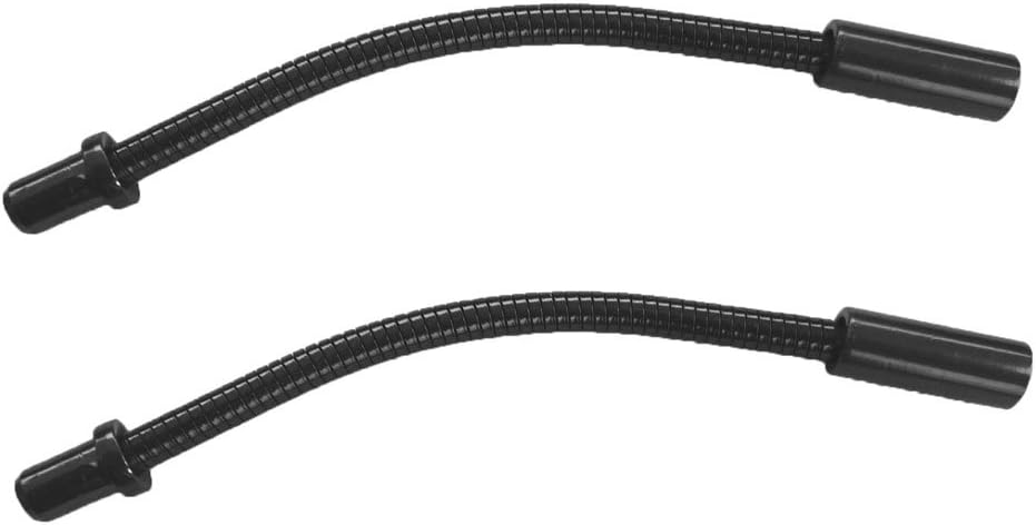D2O 2 x Black Flexible V Brake Cable Lead Pipe Cycle brake Noodle hose Guide