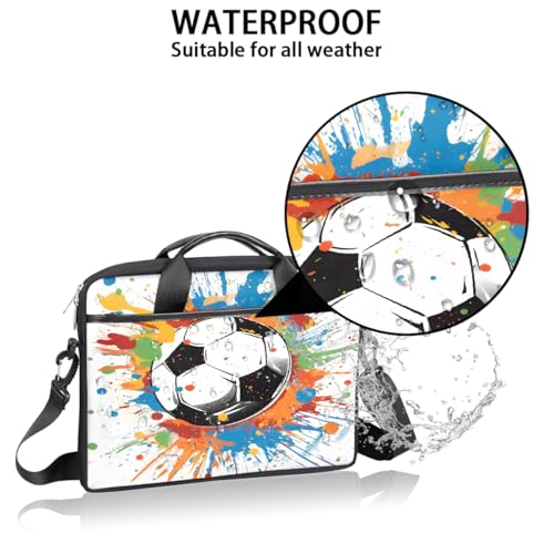 Bolsa para portátil con diseño Colorful Splashes 15 pulgadas miniatura 3