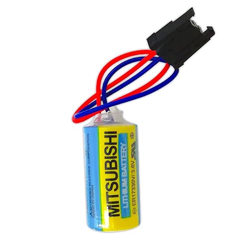 Miniatura 2 de 10 unids A6BAT ER17330V3.6V 1700mAh PLC Batería MR-BAT de litio con enchufe para FANUC CNC System US Stock