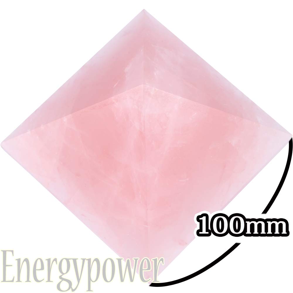 Amazon.co.jp: EnergyPower ローズクォーツ ピンク水晶ピラミッド 特大