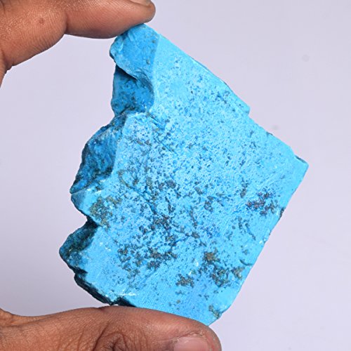 Egl Certified Blue Turquoise 345.00 Ct. Top Grade Raw Rough Turquoise Crystal Gem BR-6923