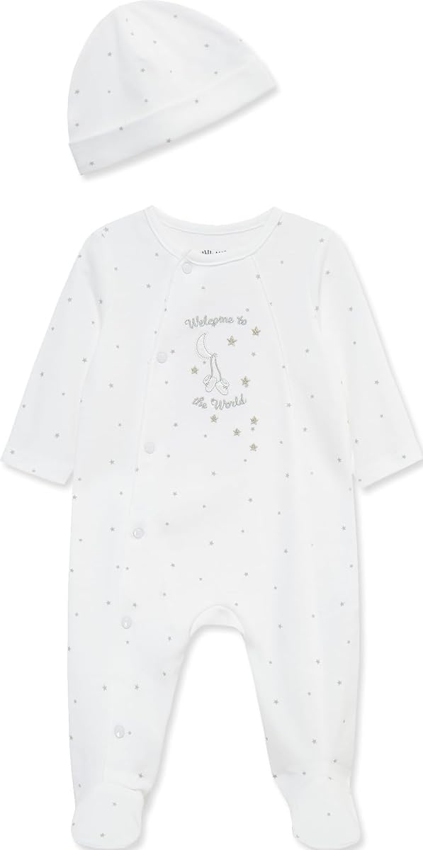 Little Me Footie Pijamas Algodón Ropa de dormir para bebés Niños y niñas Pijamas con pies