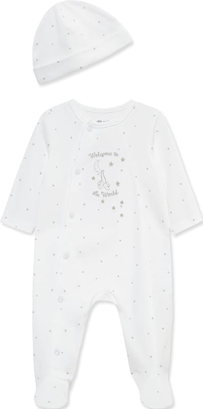 Little Me Footie Pijamas Algodón Ropa de dormir para bebés Niños y niñas Pijamas con pies