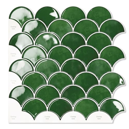 Baldosas Pegatinas de cocina, Azulejos de Pared Cristal 3D, Grues...