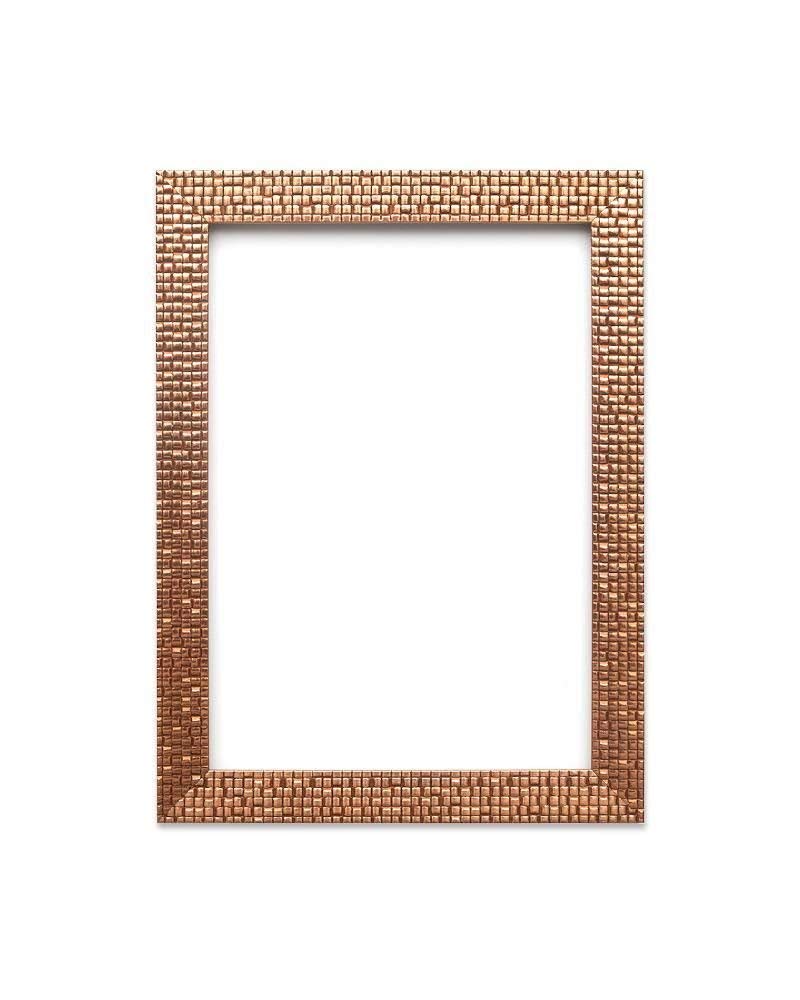 Bronze Bling Colour Flat Bright/Mirror effect/Mosaic Photo Frame | Picture Frame | Poster Frame with an MDF backing board - (21x29.7cm) (11.75"x8.25") A4