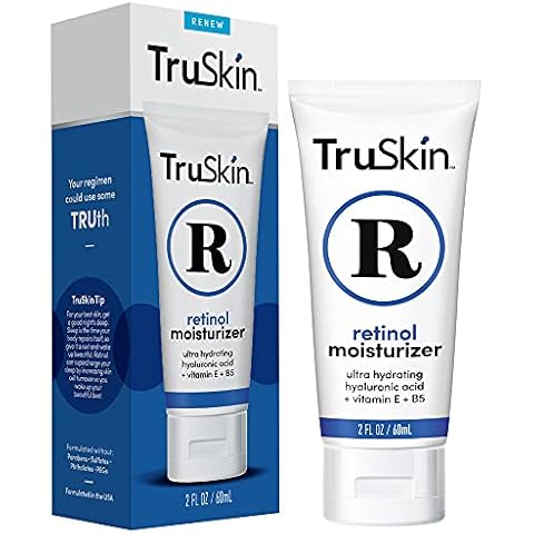 TruSkin Retinol Cream Anti-Wrinkle Moisturizer for Face Care and Eye Area with Hyaluronic Acid, Green Tea, 2 fl oz Cover