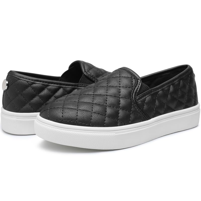 Tuboom Sneakers for Girls Slip On Shoes Little/Big Kid Comfort Low Top Fashion Tennis/Walking Casual Sneakers for Kids2