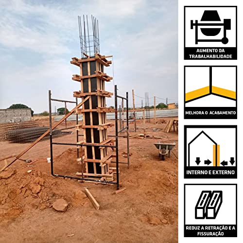 Sika - Aditivo líquido - Sika Concreto Forte marrom - Efeito plastificante - Diversos tipos de cimen