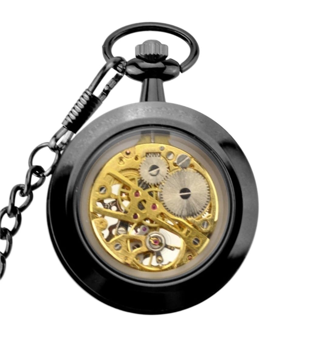 Vintage Zegarek Kieszonkowy Zegarki Kieszonkowe Dla Mężczyzn Vintage Dial Cyfry Rzymskie Skala Mechaniczny Zegarek Kieszonkowy Mężczyzn Elegancki