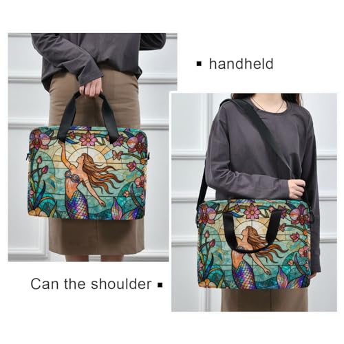 Laptop Carrying Case with Zipper Portable Crossbody miniatura 2
