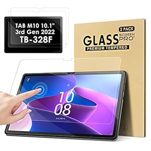 KATUMO [2 Pack Screen Protector compatible with Lenovo Tab M10 3rd Gen 10.1 Inch Screen Protector (TB-328F/ TB-328X) HD Clear Scratch Resistant Tempered Glass Film