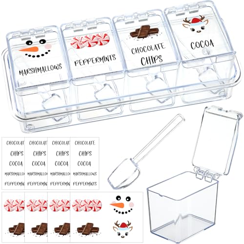 Hushee Christmas Hot Cocoa Bar Supplies Chocolate...