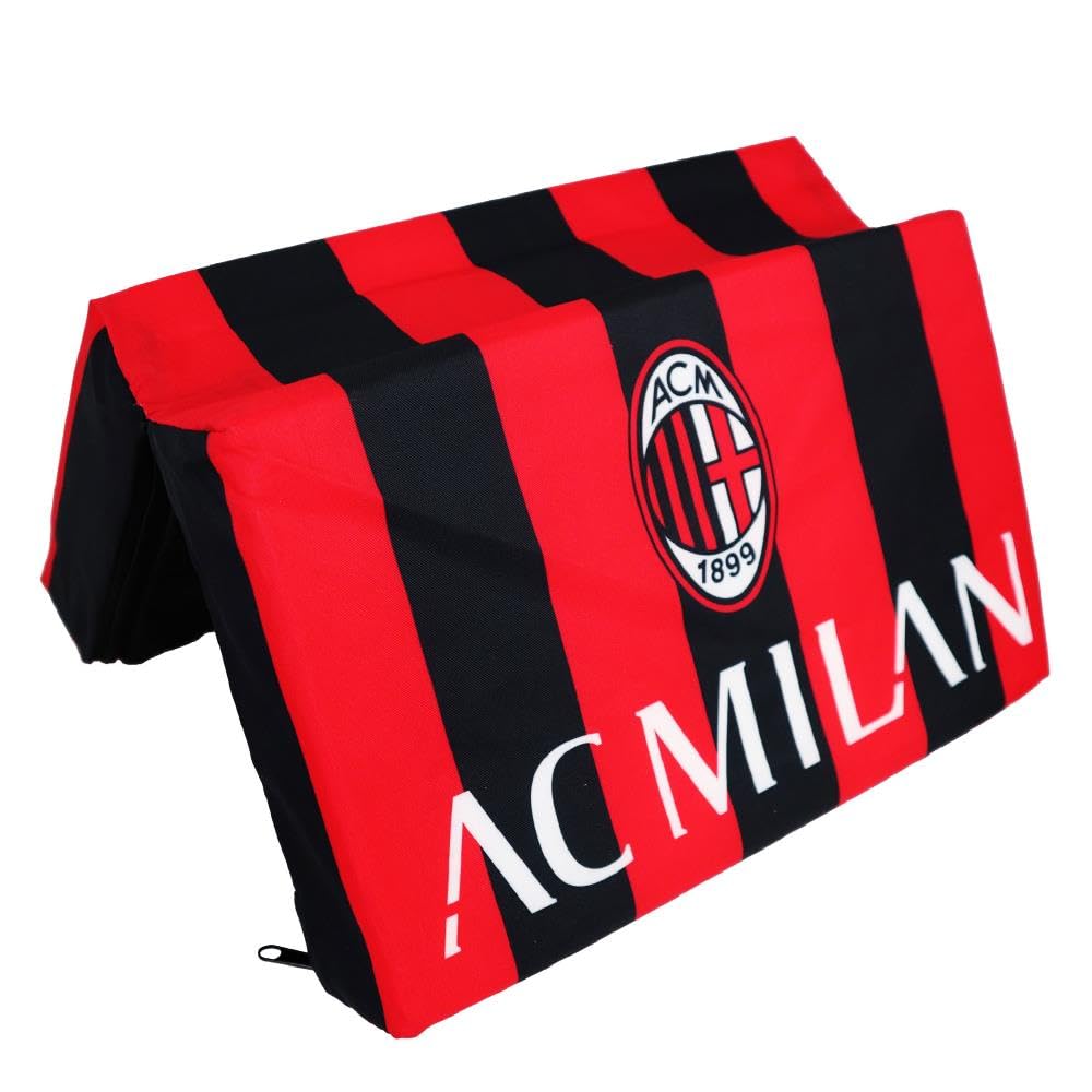 Cuscino Da Stadio AC Milan Gadget Tifosi Rossoneri 25x16x8 Cm