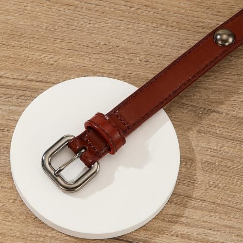 Women Fashion Leather Belt for Jeans Dress Women Punk Leather Belt4