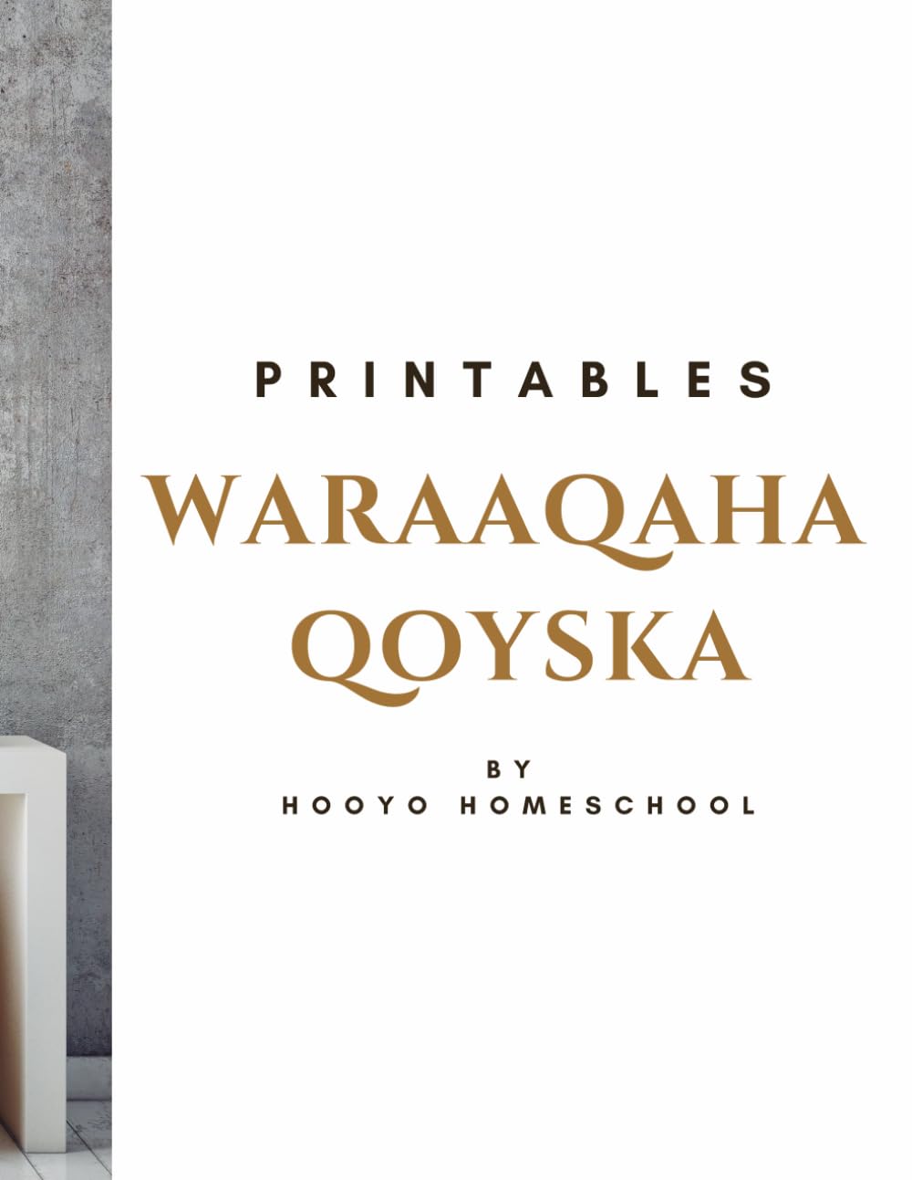 CARUURTA IYO QOYSKA PRINTABLES BY HOOYO HOMESCHOOL: CARUURTA IYO QOYSKA PRINTABLES BY HOOYO HOMESCHOOL