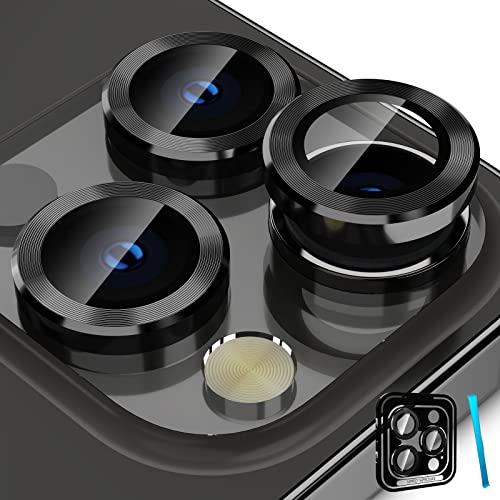 Protezione Obiettivo In Vetro Temperato 9H Per IPhone 14 Pro E 14 Pro Max - Anello Singolo In Metallo, Copertura Completa, Ultra Trasparente - 2