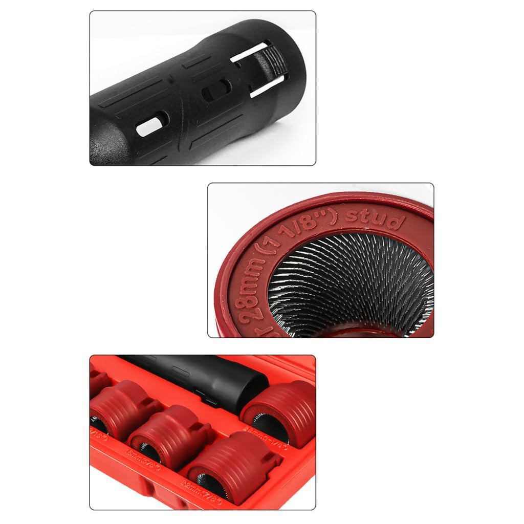 Brosse de nettoyage de goujons de roue haute performance pour voiture et camion
