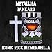 Nemesis Now Metallica Master of Puppets Tankard, Hand-Painted Resin, Officially Licensed Metal Album Art, Stainless Steel Insert, 15.5cm