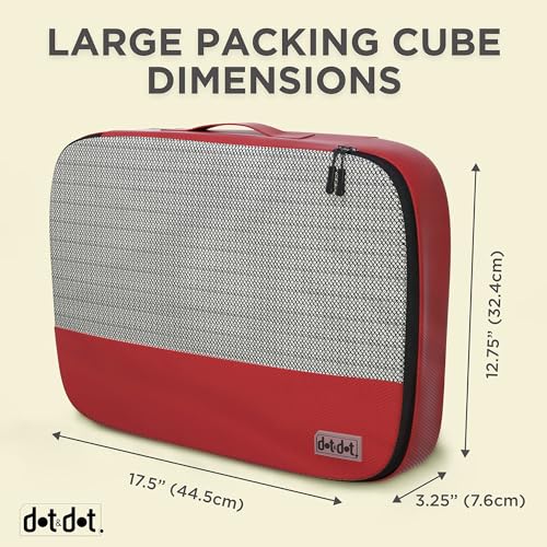 Dot&Dot PACKING CUBES For Travel - 5Pc Packing Cubes thumb #2